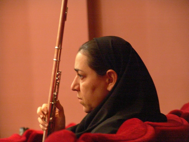 آذین موحد azin movahed iran flute society تالار رودکی roudaki hall